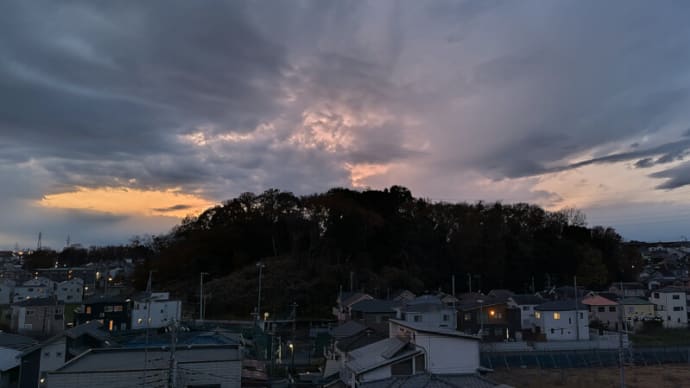 12月18日 夕方は寒さ倍増。