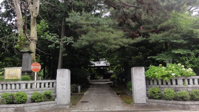 緑の庭園がゆったりと落ち着いた「長久山 妙安寺」雰囲気でしたね。