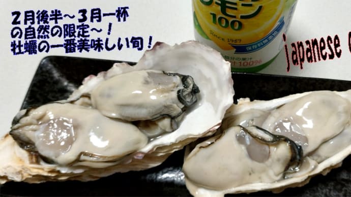 2025年2月後半~3月は🐚牡蠣のベストウマウマシーズン!食わなきゃぁ