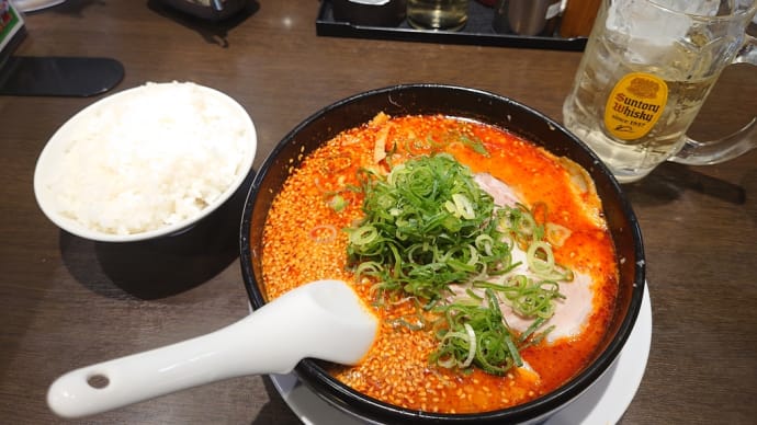【赤味噌ラーメン】来来亭 吉川店【ラーメン】