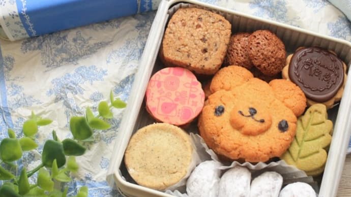 バレンタインにはクッキー缶いかがですか?