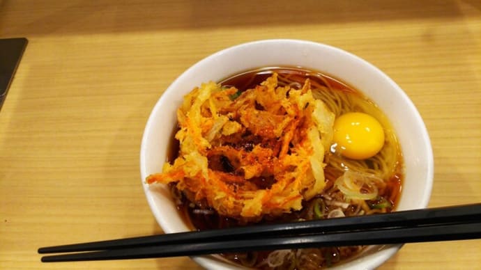今週の蕎麦