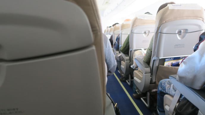 2017年秋旅行記(2)@新千歳空港から羽田空港へ<機内の様子>