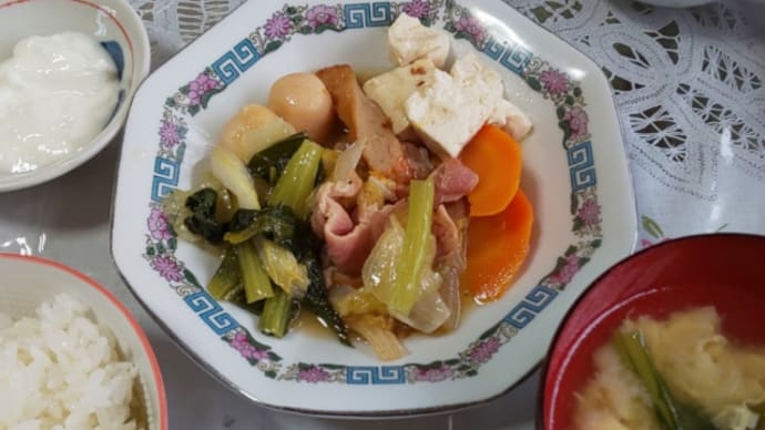 義母手作り朝ごはん