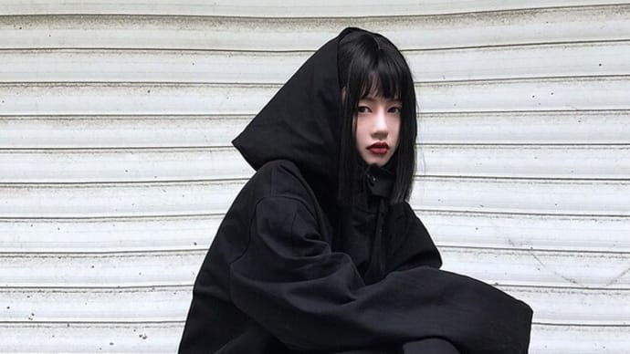 ユニセックス フード付 ジャケット ショートコート メンズ レディース 韓国ファッション 暗黒系