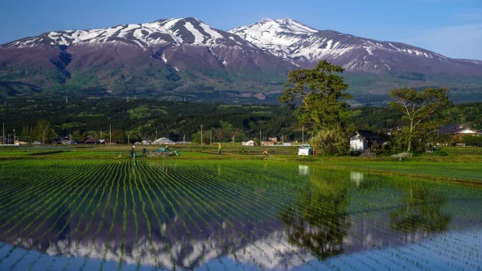 鳥海山のある風景(遊佐と万助道を万助小屋まで)