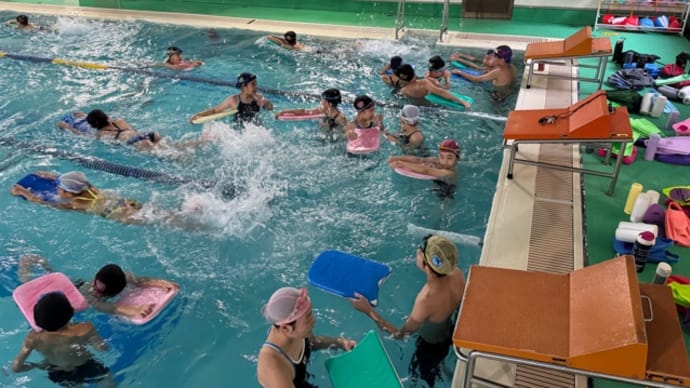 E2スイム合宿 1回目の練習終了!