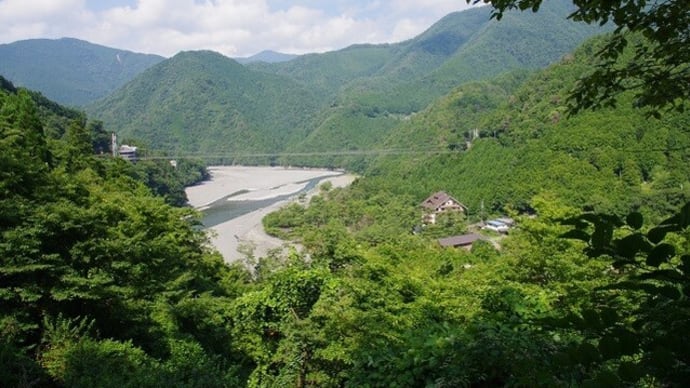 十津川村へ ~ 谷瀬の吊橋から小森の山奥へ
