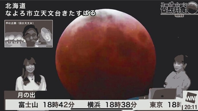 月蝕。