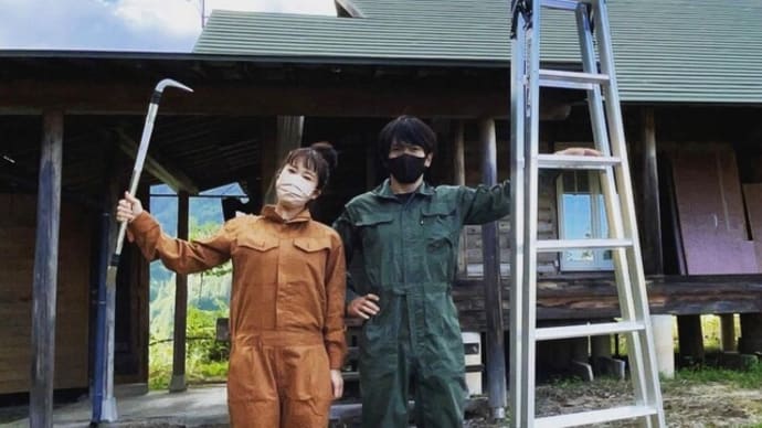 業者もビックリのDIY開始★田舎のログハウスにて