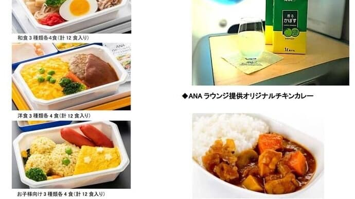 ちょっと気になるANAの国際線のエコノミーのお食事を通販かぁ〜そして、日本エアシステム