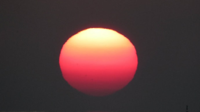 01月10日の夕日-3