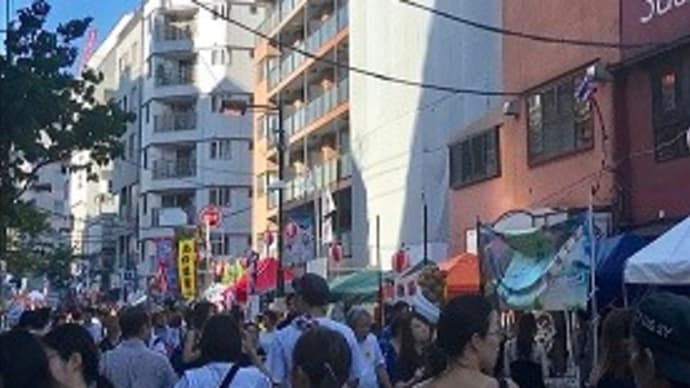 麻布十番祭り行ってきました。