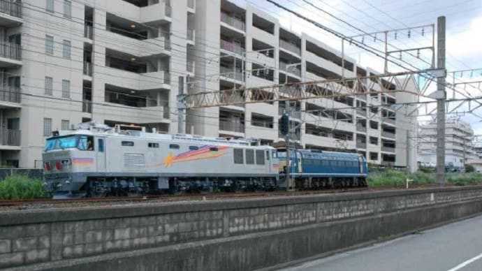 EF510-510 カシオペア塗装甲種回送【鶴見~新鶴見:矢向第一陸橋南】2010.7.16 過去帳より転載