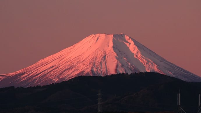 今朝の富士山(2024/12/09)
