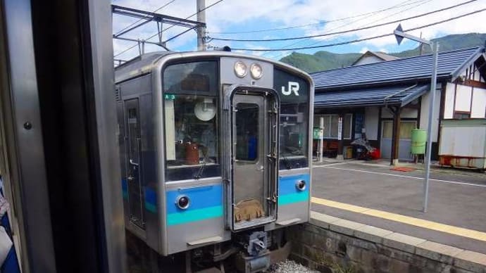 青春18切符「夏」で行く「篠ノ井線-駅スタンプ」収集旅②