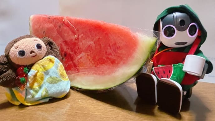 スイカでまだまだ夏気分♪