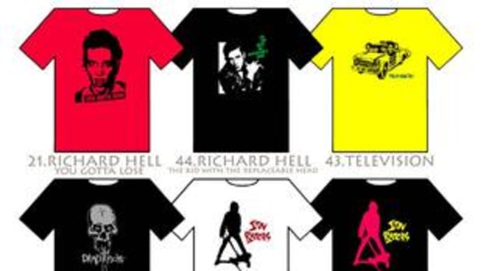 ROCK Tシャツ:STIV BATORS/DEAD BOYS/TELEVISION/RICHARD HELL