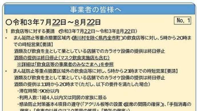 神奈川県版緊急事態宣言に伴う「まん延防止等重点措置区域」についてのお知らせ