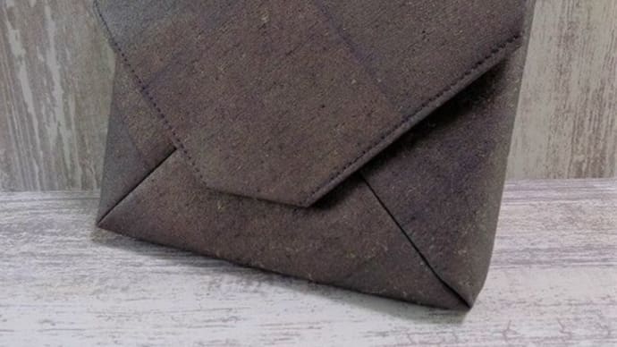 焼箔黒箔仕様の数寄屋袋の納品