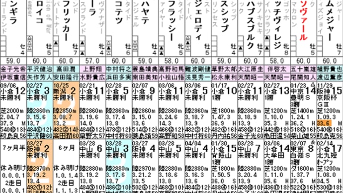 【グランソヴァール】初戦から期待! 4/17中山4R障害・出走確定