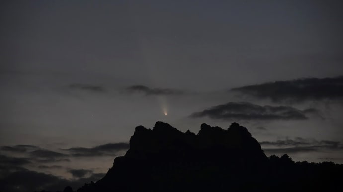 紫金山・アトラス彗星を撮る!