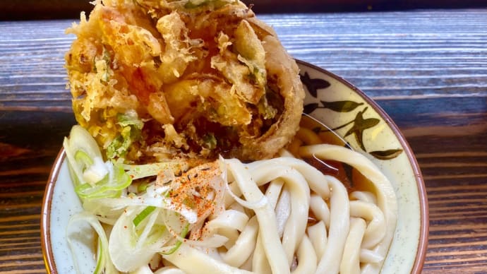はなゆう(御花畑•西武秩父)天ぷらうどん