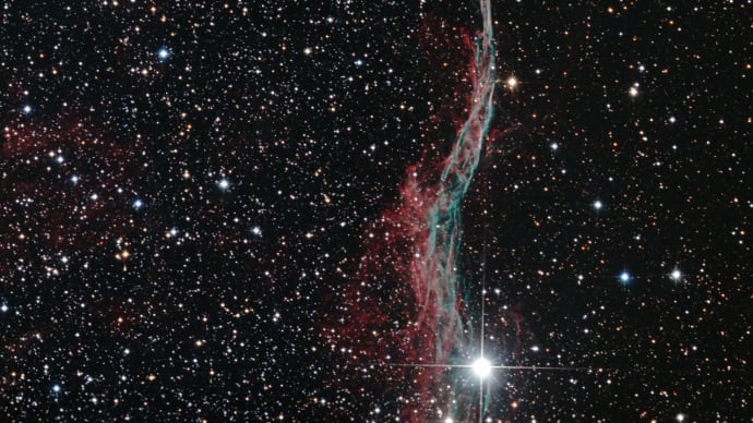 網状星雲（西側）モザイク撮影（熱帯夜に533MCで撮る その３）