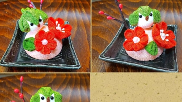 梅とうぐいすワークショップ
