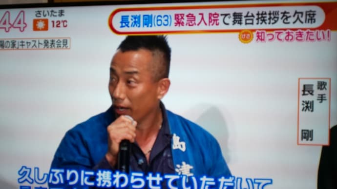 長渕剛 入院