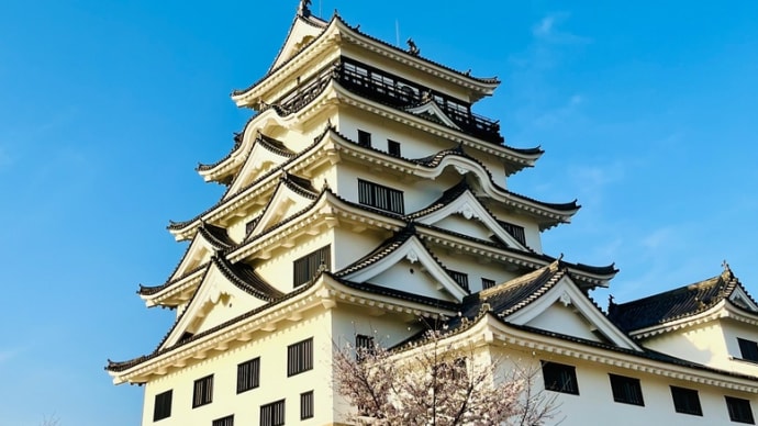 福山城と桜