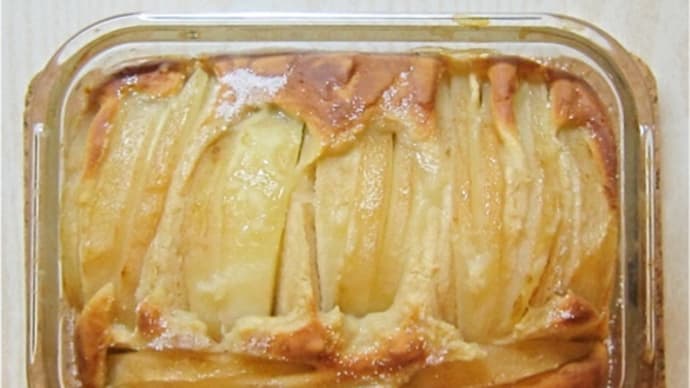 あっという間に出来た洋梨のケーキ