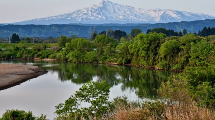 こどもの日に見た秋田鳥海山(2024年5月5日)