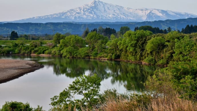 こどもの日に見た秋田鳥海山（2024年5月5日）