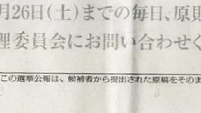 最高裁判所裁判官国民審査公報 これでいい?(公報は、裁判官自身が書いたものでしたっ)