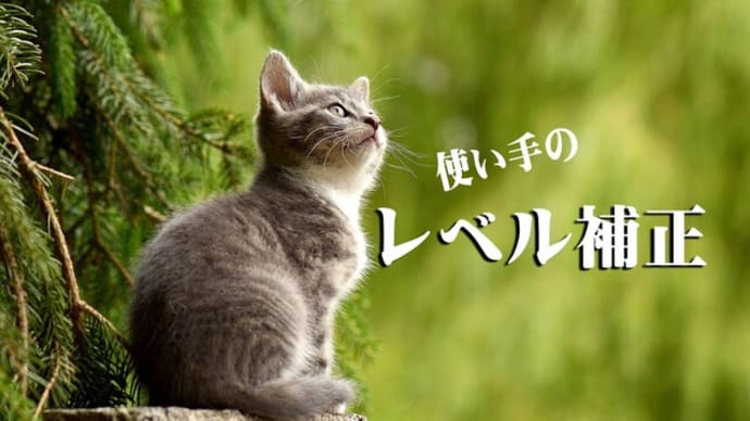 2つの場所に用意されているレベル補正~Photoshop Elements