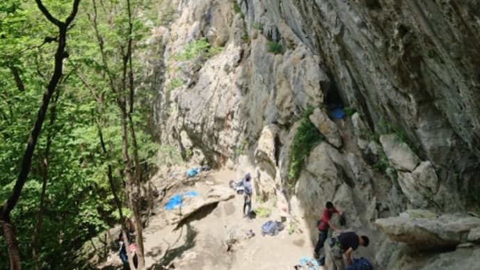 2021.5.29-30 二子山クライミング 唐獅子牡丹RP