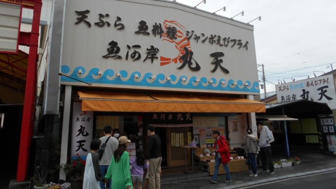 沼津市 魚河岸 丸天 金目鯛煮魚定食、トロマグロの血合い刺身