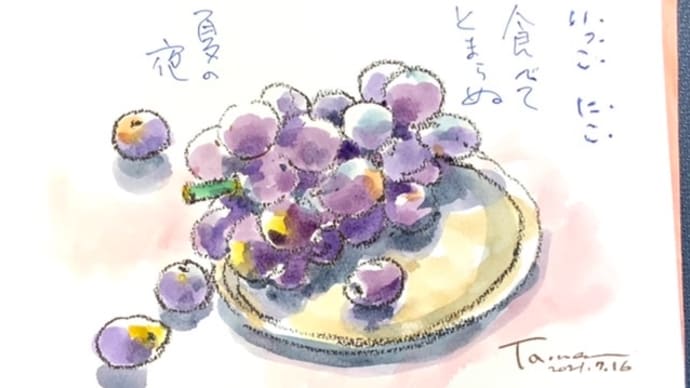 いっこ にこ 食べてとまらぬ 夏の夜