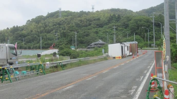 国道2号富海拡幅の2024/5/下旬時点の工事状況(後)