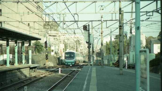 特急 あさぎり 20000系 【成城学園前駅:小田急線】 1995.JAN