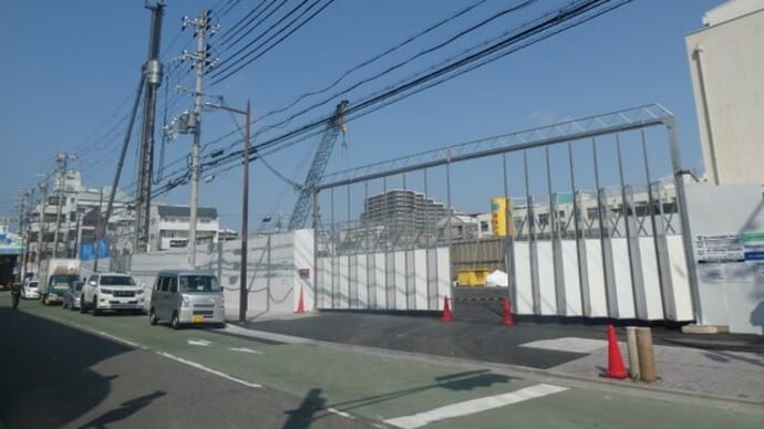 神戸市立　垂水小学校の校舎建て替え工事の現況　on　2022-3-24