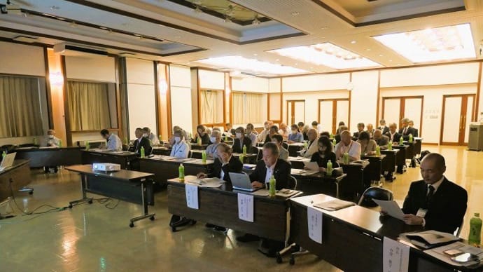 生坂村・麻績村・筑北村農業委員会協議会研修会&大日向上空からの風景