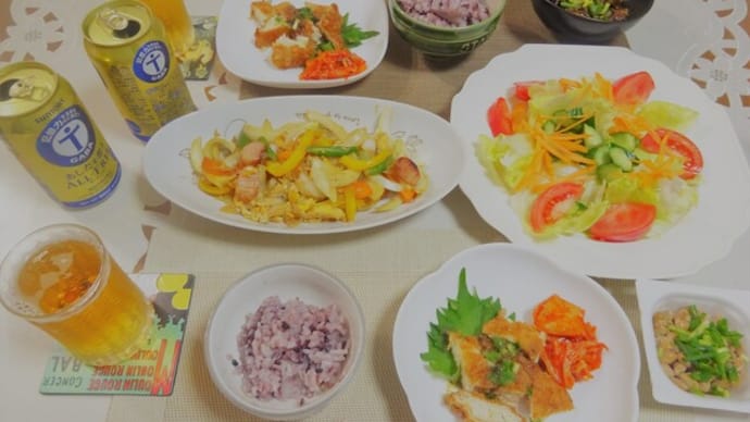 オールフリー記憶力高めるGABAで週末晩ご飯、サントリー