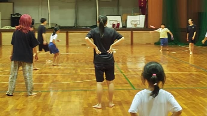 1日目夜間練習から朝のランニング