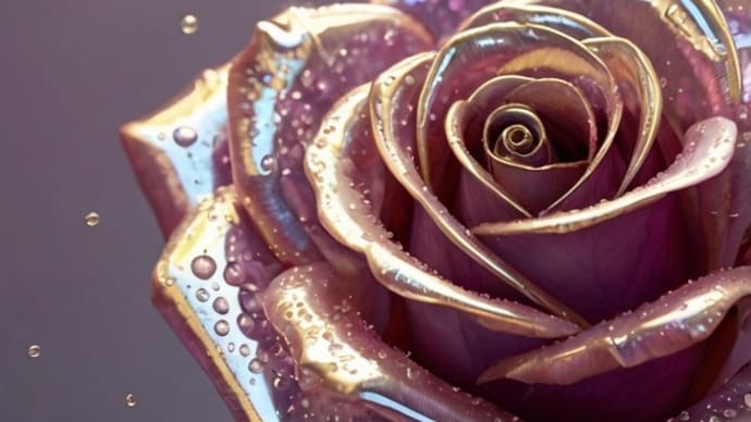 ピンクの薔薇~crystal