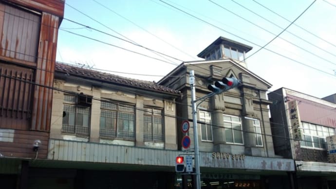 水沢区大町「看板建築」大正~昭和