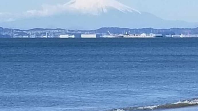 富士山と海散歩