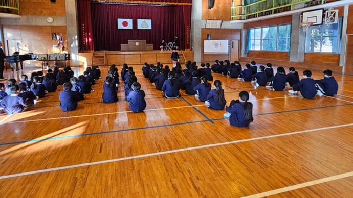 柏原小学校の子供たち・先生方 みんな頑張りました~(*^_^*)