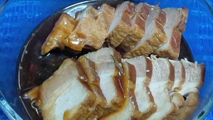 豚バラ煮を晩ご飯に予定してるんだね:P